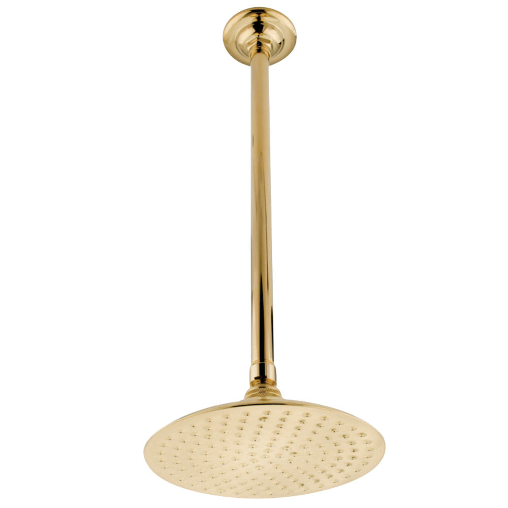 Kingston Brass K236K20 Trimscape 7.75 Inch Showerhead with 17 Inch Ceiling Mount Shower Arm - Modern Bathroom Fixture for Luxurious Spa-Like Experience