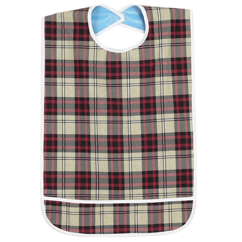 Adult Bib for Elderly & Seniors - Waterproof & Adjustable Mealtime Bib for Dining, Feeding & Caregiving - Perfect for Dementia, Parkinson's & Disabled Adults