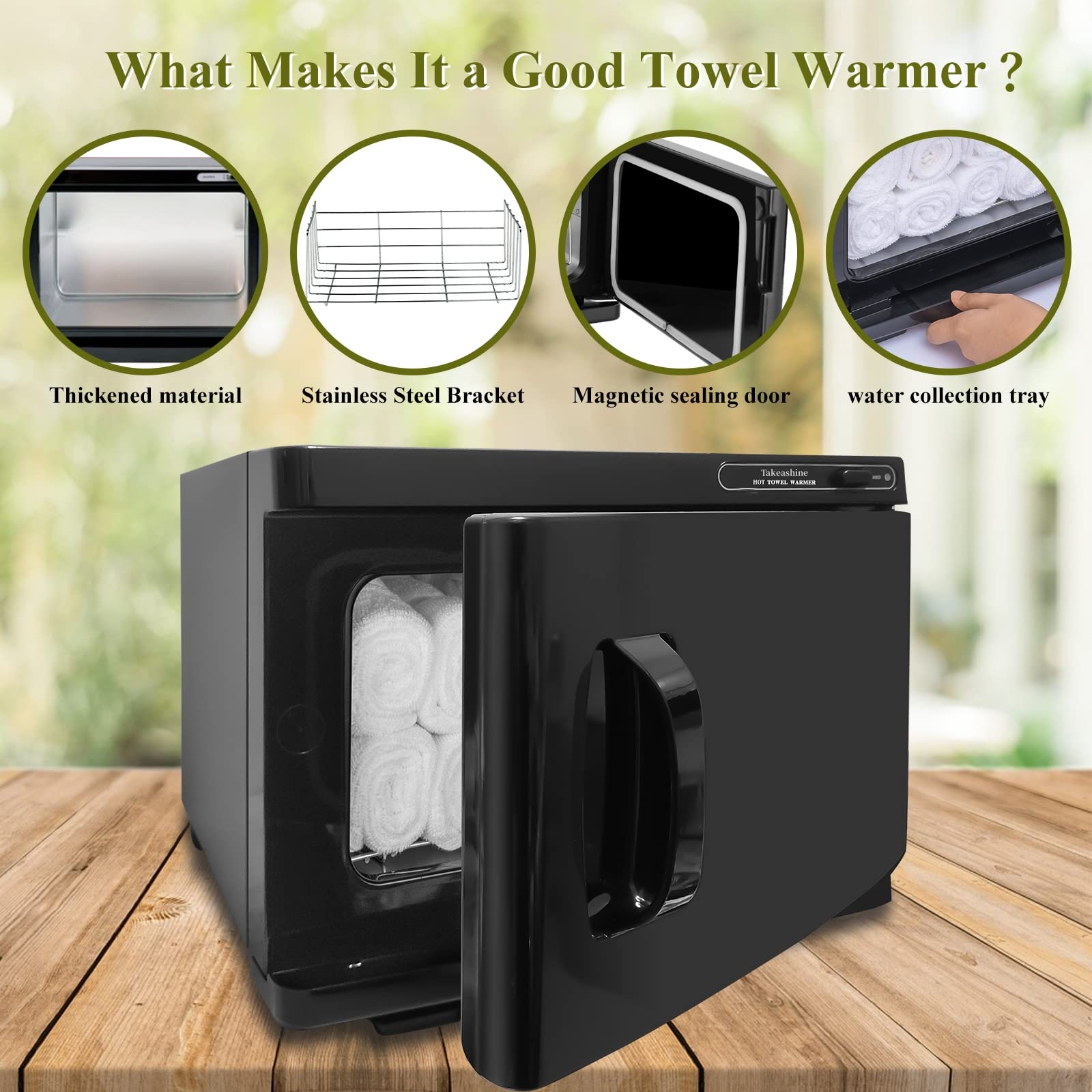 Premium 8L Towel Warmer Cabinet - Fast Heating Spa & Salon Towel Warmer for Luxury Bath, Massage, and Home Relaxation - Perfect for Spas, Salons, and Home Use