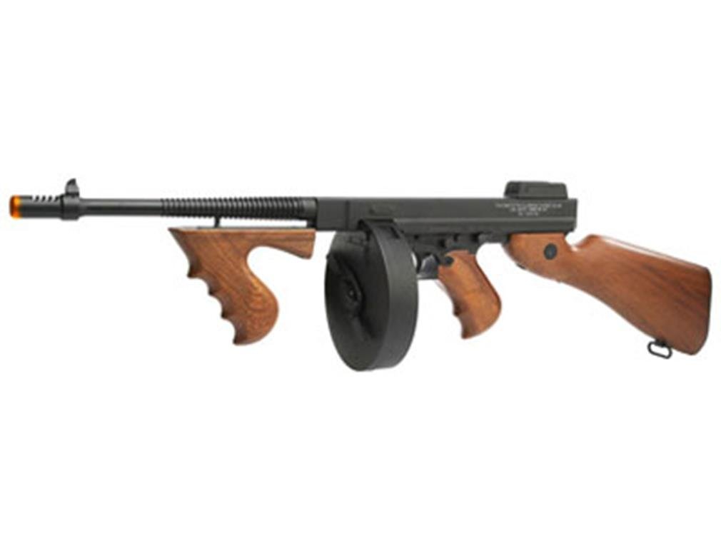Thompson M1928 Full-Metal Body AEG Airsoft Gun - Realistic Replica for Tactical Training, Military Simulation & Airsoft Battles