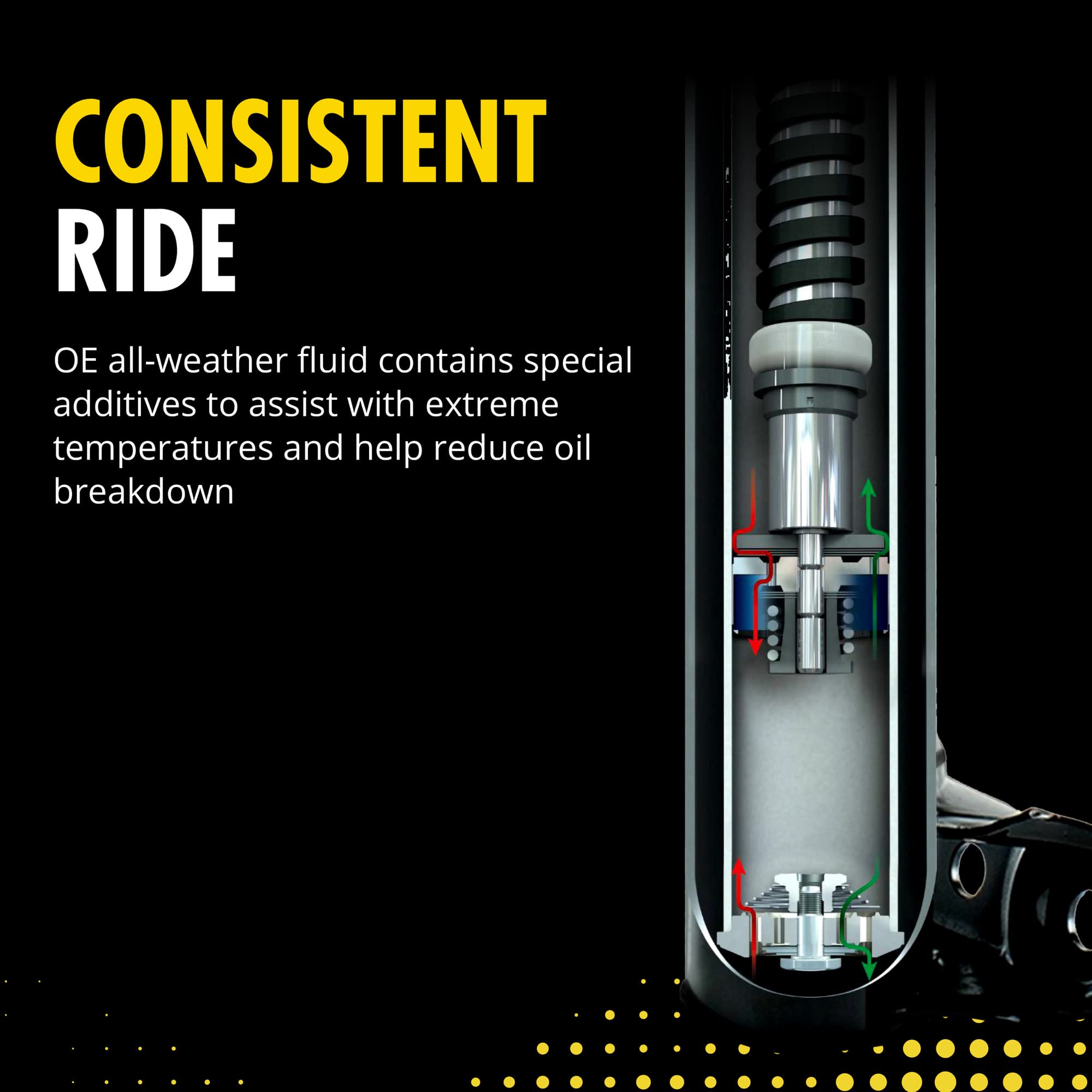 Monroe OESpectrum 37187 Suspension Shock Absorber - Premium Car Shock Absorber for Smooth Ride | Compatible with Various Vehicle Models | Perfect for Off-Roading, Daily Commuting & Performance Driving