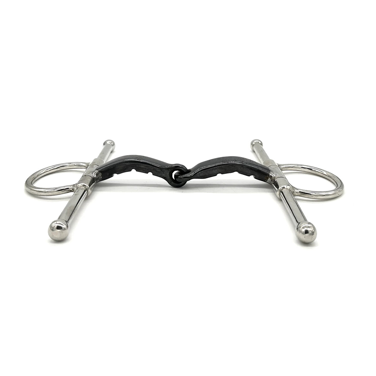 AJR Anatomic Notched Triangle Full Cheek Bit - Comfortable Horse Bit for Dressage & Jumping - Perfect for Training & Competition Riding