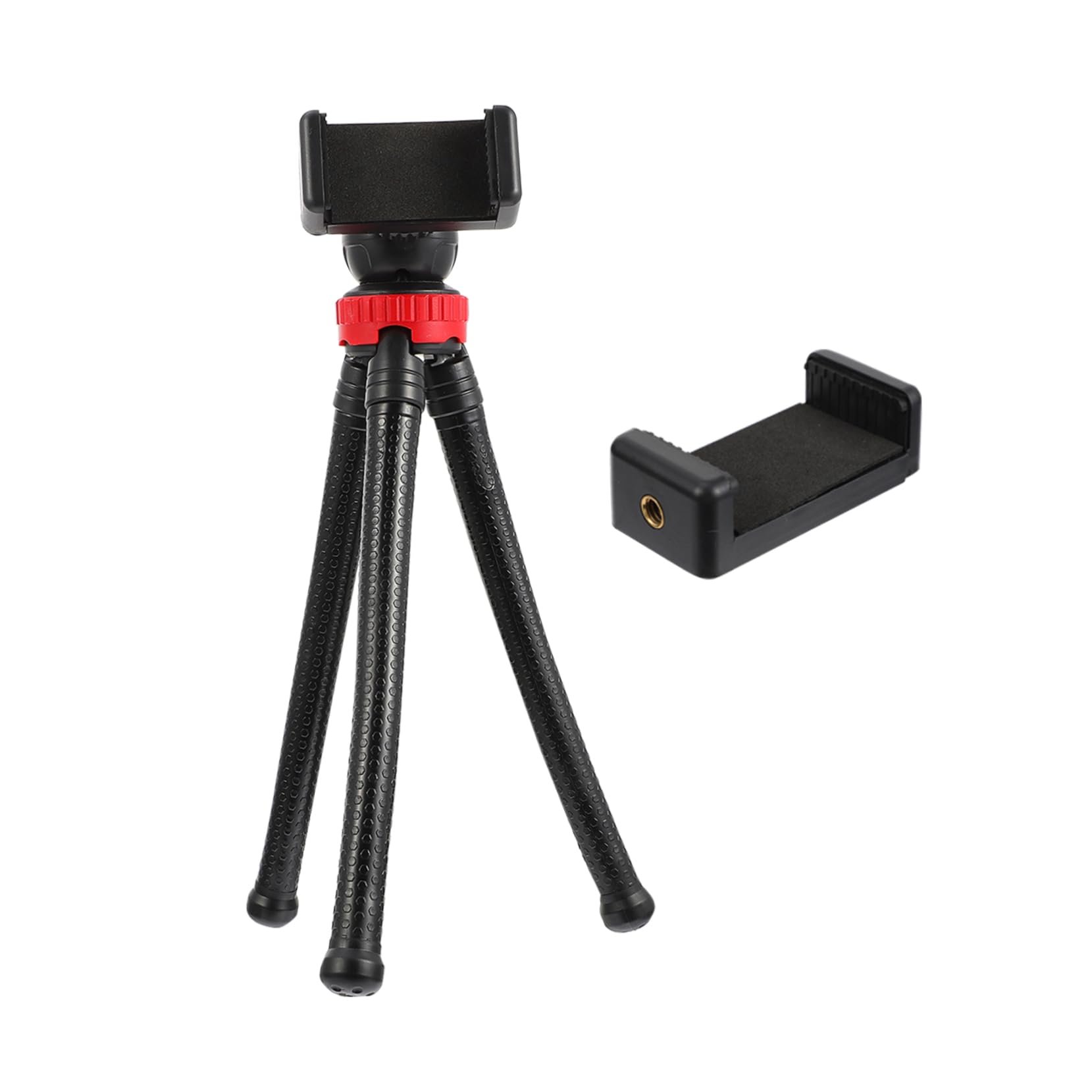 BUTIFULSIC 1pc Octopus Tripod - Flexible Phone & Camera Stand with High Elastic Glue, Portable Mini Tripod for Smartphones, DSLR Cameras | Perfect for Selfies, Vlogging, Live Streaming & Tabletop Photography