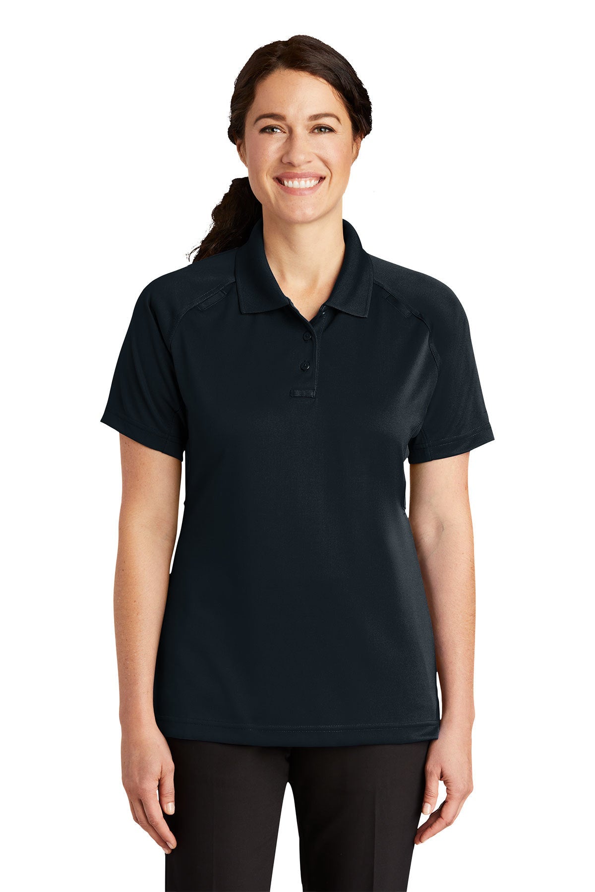 CornerStone Women's Tactical Polo Shirt - Dark Navy | Durable & Stylish for Outdoor Work, Hiking & Casual Wear