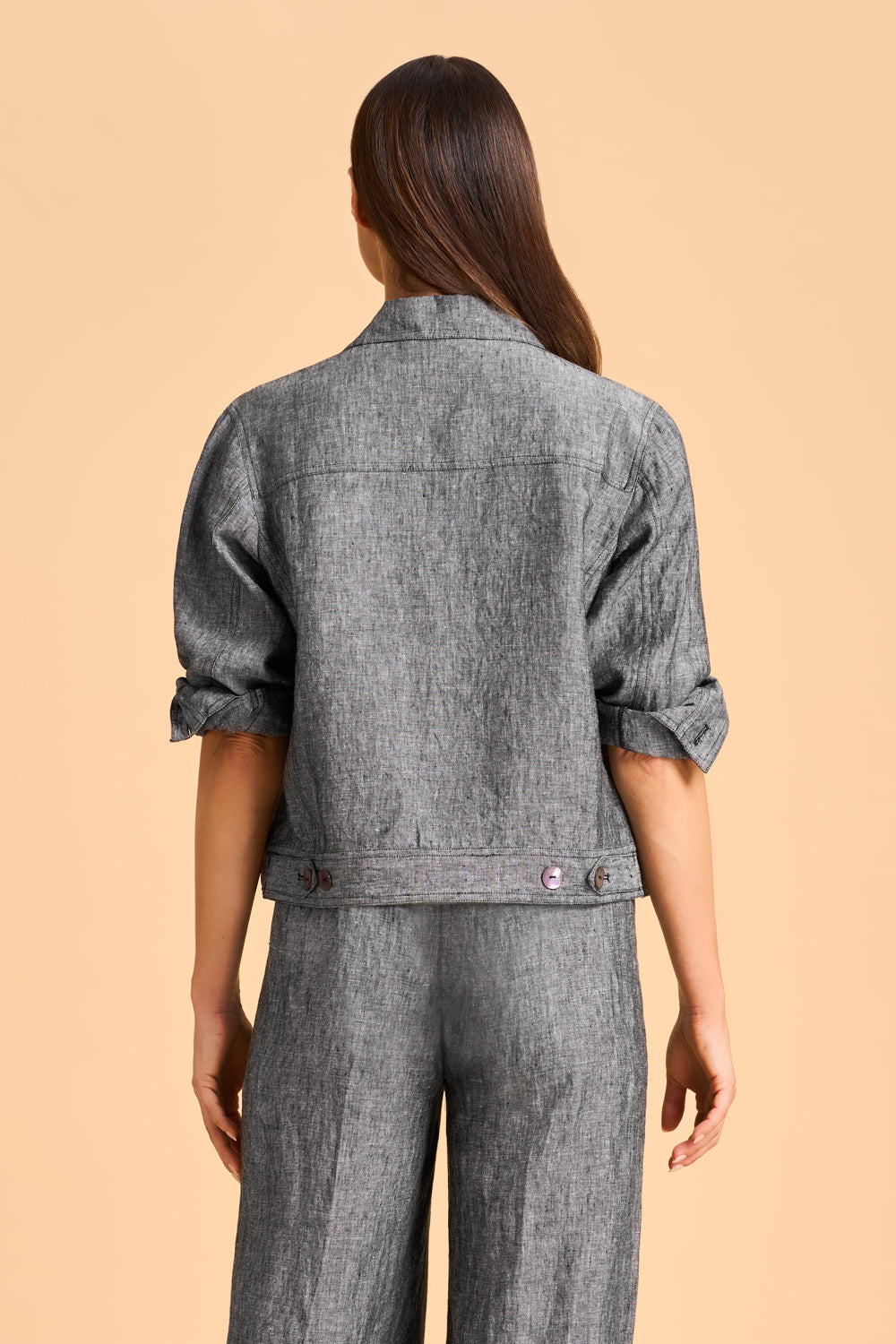 Timeless Linen Jacket for Men - Lightweight & Breathable Charcoal Blazer - Perfect for Summer Weddings, Office Wear & Casual Outings