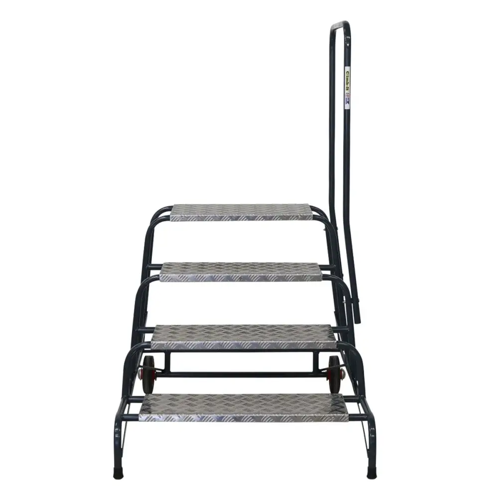 Climb It UK Wide Work Steps - Heavy Duty Aluminum Ladder for Construction, Roofing & Home Use | Non-Slip Safety Steps for Indoor & Outdoor Projects