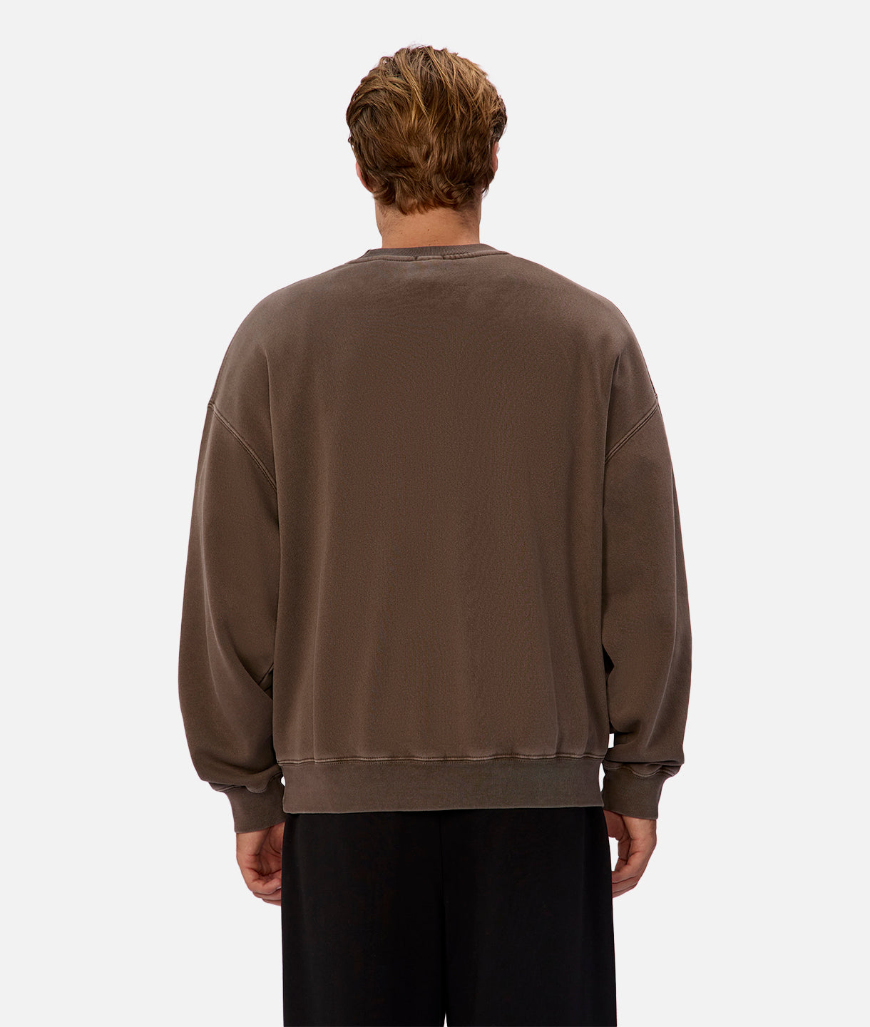 Premium Del Sur Washed Sweatshirt - Soft Cotton Pullover in Mocha Brown | Cozy Casual Wear for Men & Women | Perfect for Fall & Winter Outfits, Lounge & Travel