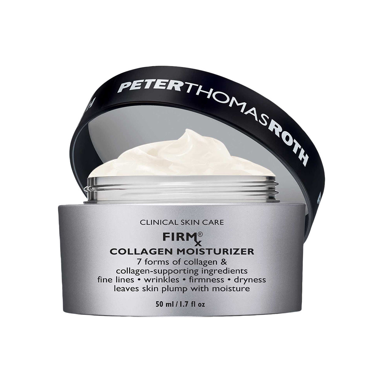 FIRMx Collagen Moisturizer Cream - Anti-Aging Face Moisturizer with Hyaluronic Acid & Vitamin E - Deep Hydration for Dry, Sensitive Skin - Day & Night Cream for Women & Men - Perfect for Daily Skincare Routine & Travel