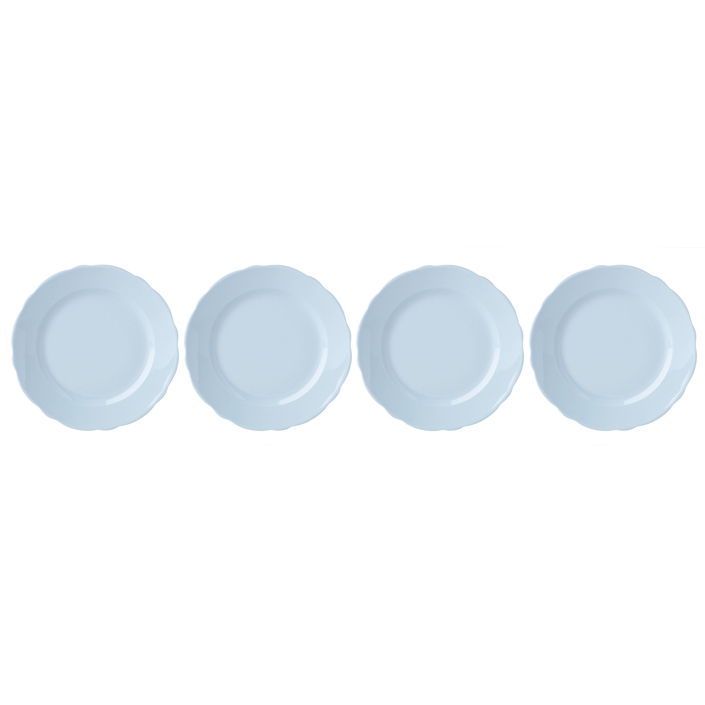 Lenox Butterfly Meadow Solid Blue Salad Plates (Set of 4) - Elegant Dinnerware for Formal Dining, Wedding Registry & Special Occasions