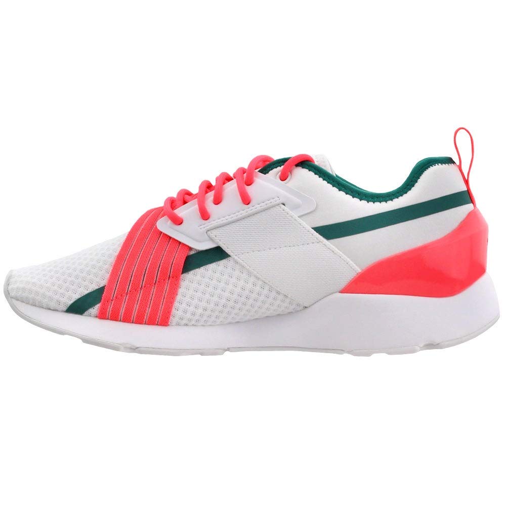PUMA Women's Muse X-2 Metallic Lace Up Sneakers - Pink & White Casual Running Shoes for Women | Gym Workout, Walking, Everyday Wear