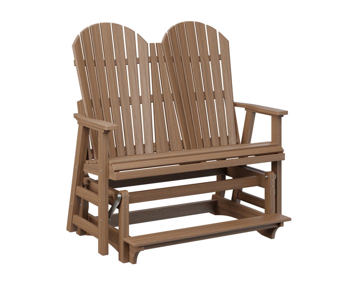 Berlin Gardens ComfoBack Double Counter Glider - Outdoor Patio Swing Bench for Porch, Garden, Deck & Backyard Relaxation