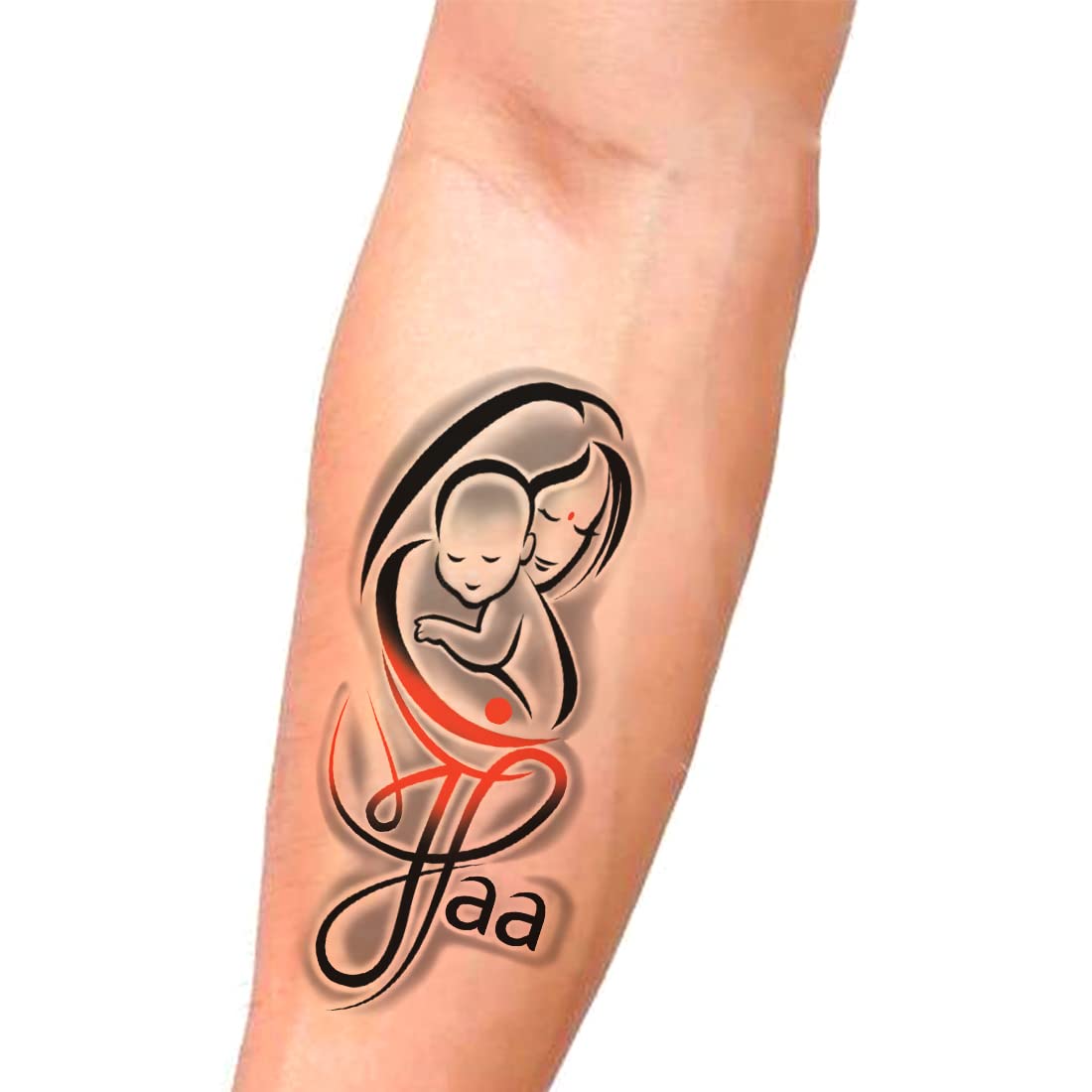 Waterproof Temporary Tattoos for Kids - Maa Baby Colorful Body Art Stickers for Boys & Girls - Perfect for Birthday Parties, Halloween Costumes & Summer Fun