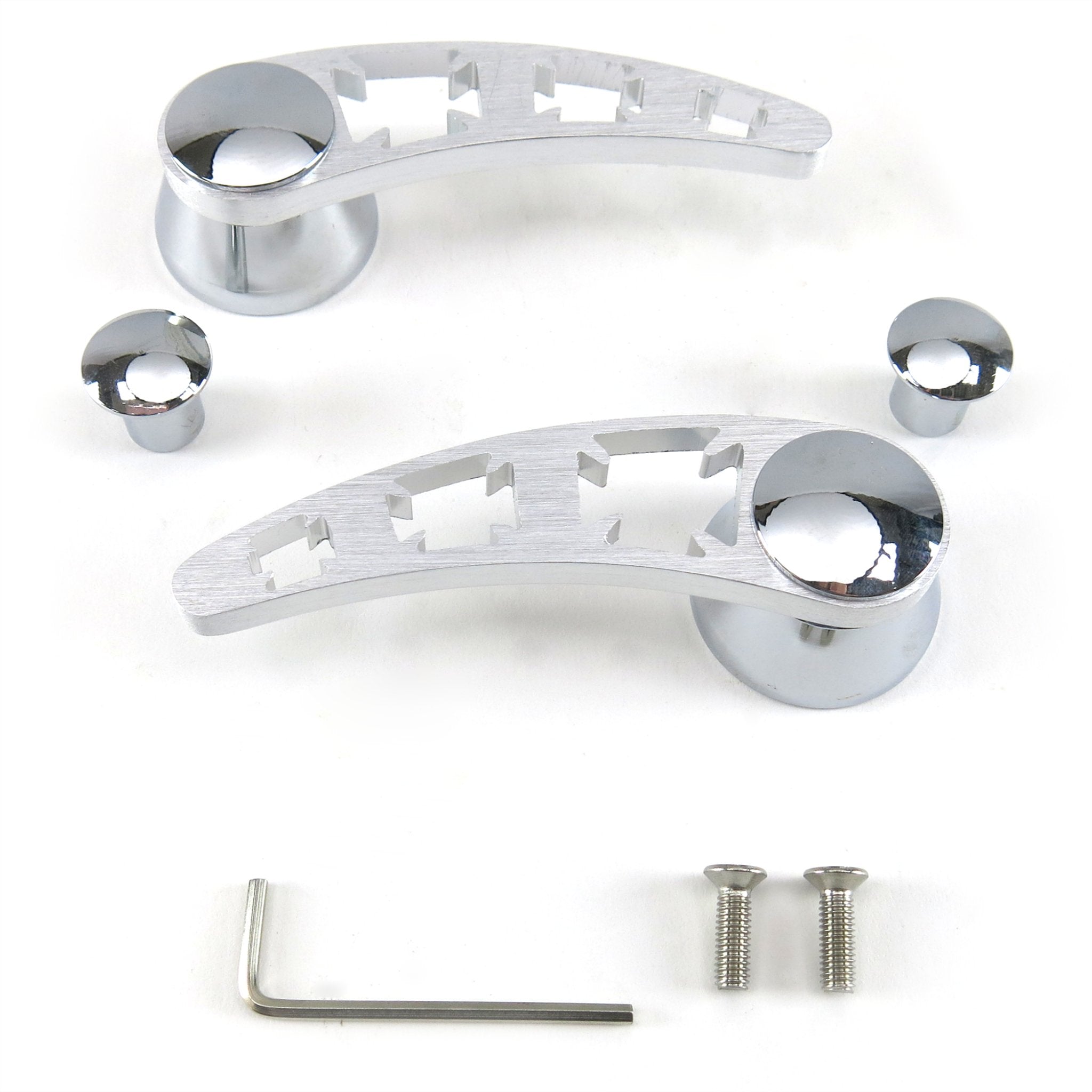 1905 Cadillac Model C 12V Power Window Switch Kit with Billet Crank & Cross Lever Handles - Classic Car Restoration & Vintage Auto Parts for Smooth Window Operation