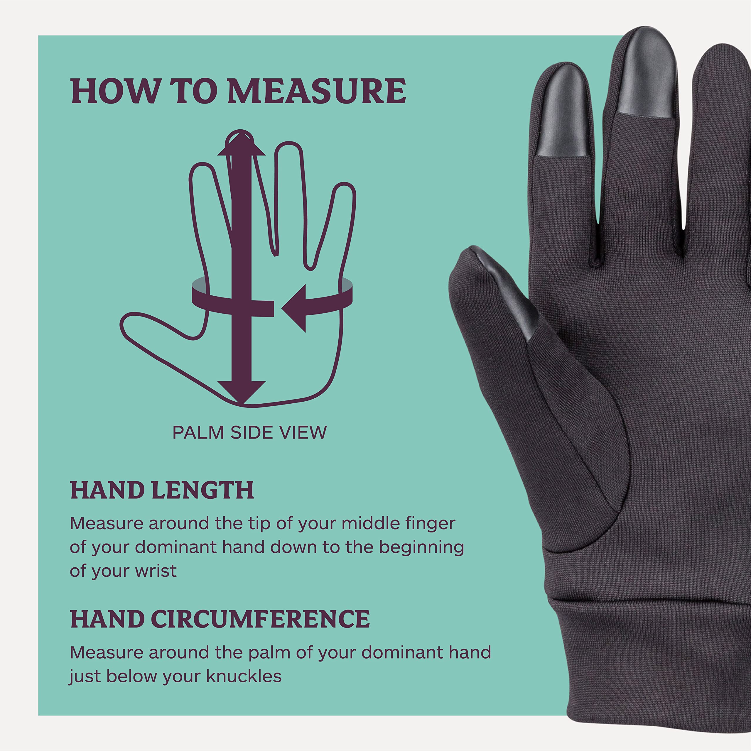 MARMOT Power Stretch Connect Glove - Winter Thermal Gloves for Men & Women, Touchscreen Compatible, Outdoor Skiing, Hiking, Snowboarding & Cold Weather Activities