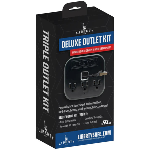 Liberty 11015 011 Safe Power Outlet Kit - Childproof Electrical Outlet Cover for Home Safety - Perfect for Baby Proofing & Toddler Protection in Living Rooms, Bedrooms & Nurseries
