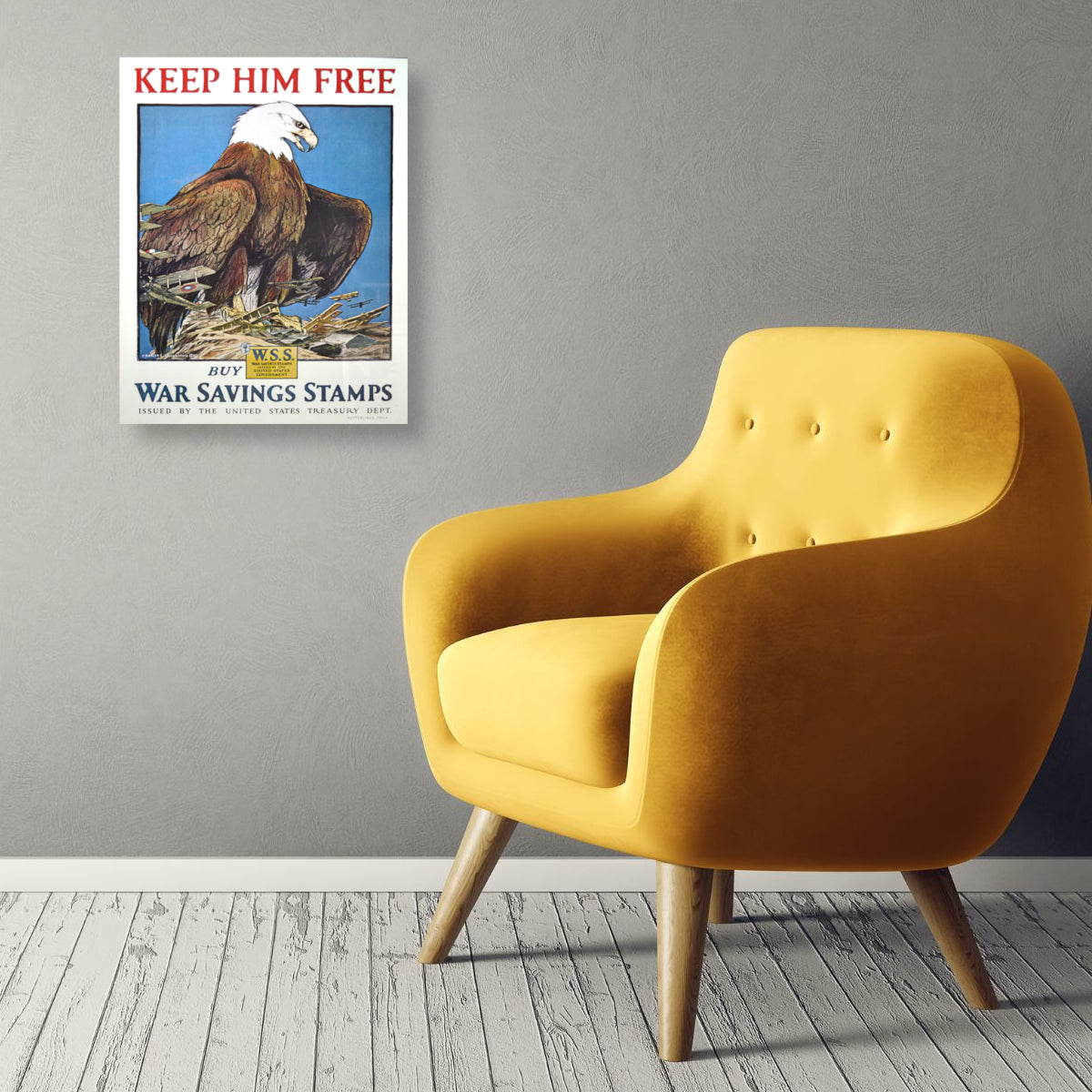 Keep Him Free Canvas Print - Inspirational Wall Art for Home & Office Decor - Perfect for Living Room, Bedroom, or Gift Giving
