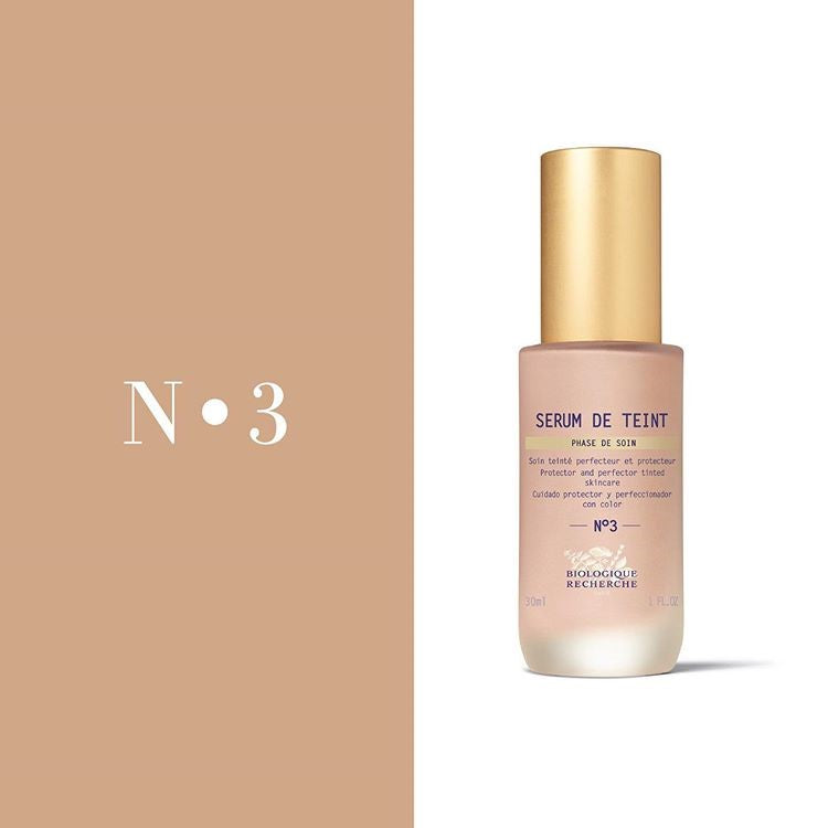 No. 3 Tinted Serum with SPF - Skin Protector & Perfector, 1 fl oz/30ml | Daily Moisturizer with Light Coverage for Natural Glow | Perfect for Work, Travel & Everyday Skincare Routine