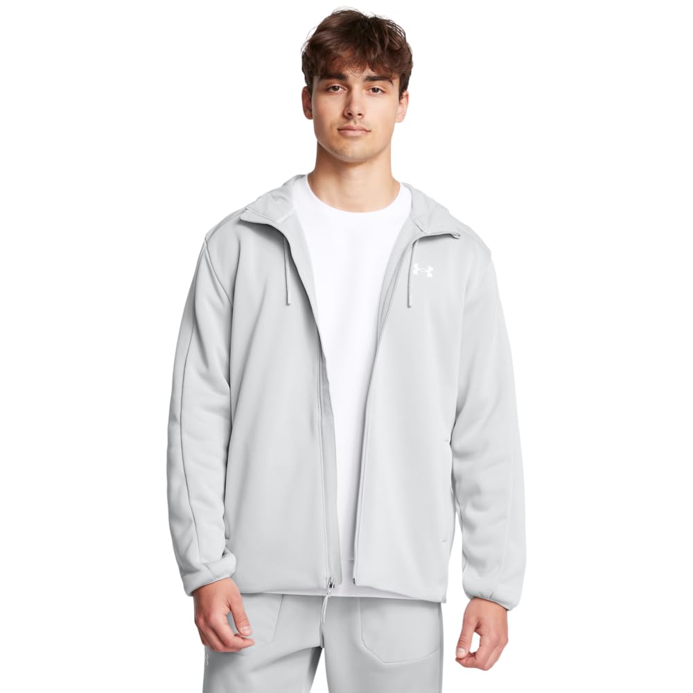 Under Armour Men's Essential Swacket Jacket - Lightweight Fleece-Lined Hybrid Sweater Jacket for Outdoor Activities & Casual Wear