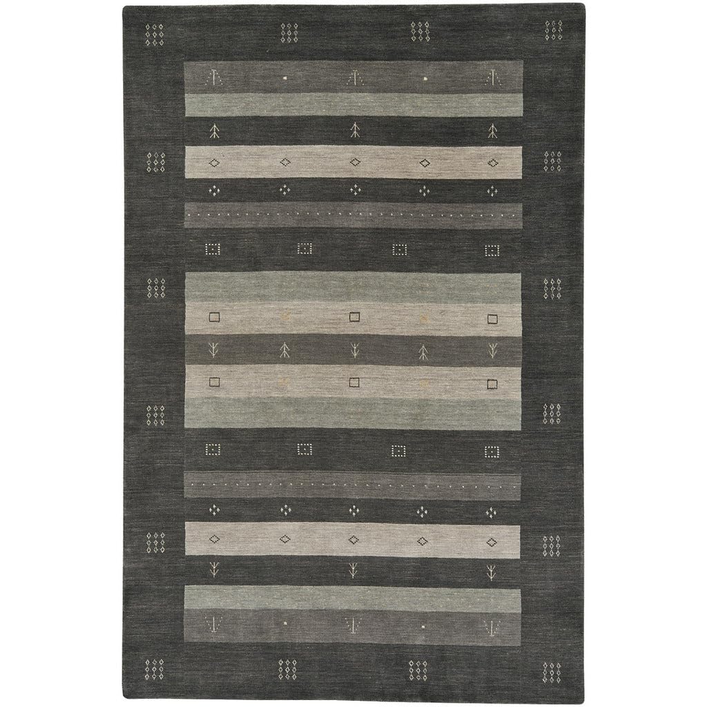 Capel Rugs Gava Hand Tufted Area Rug 3x5 Feet Charcoal Gray - Soft Living Room Bedroom Rug for Home Decor