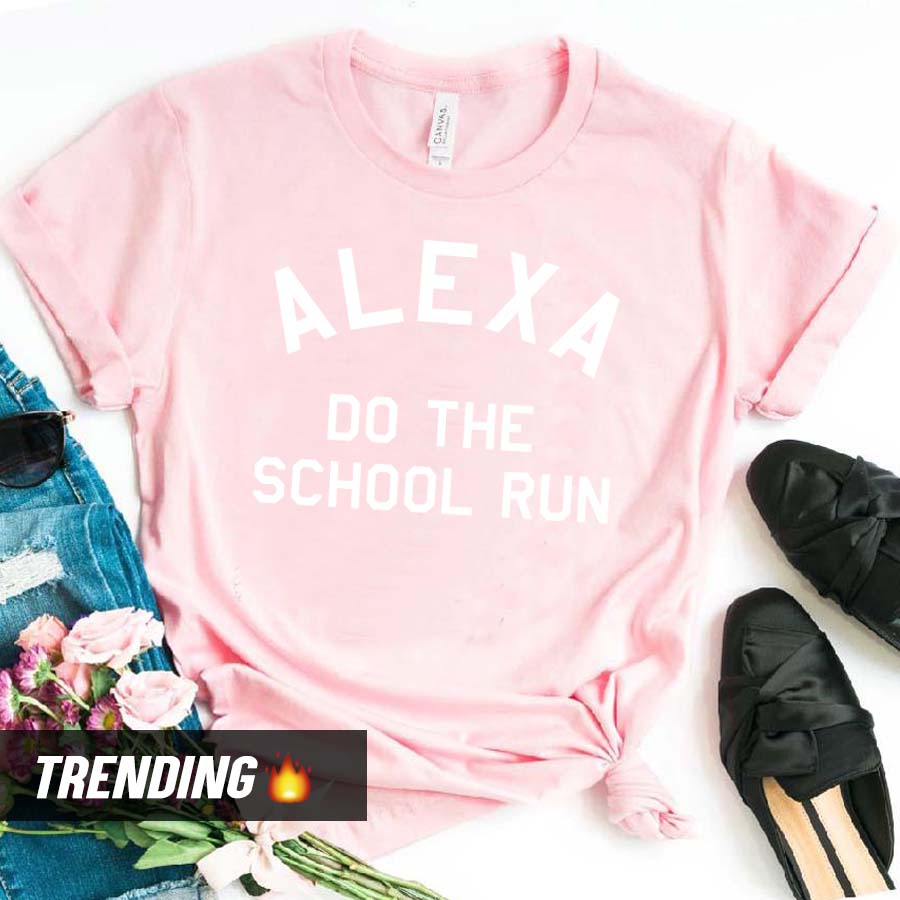 Alexa School Run T-Shirt (MRK X) - Comfortable & Stylish Graphic Tee for Kids - Perfect for School, Playdates & Everyday Wear