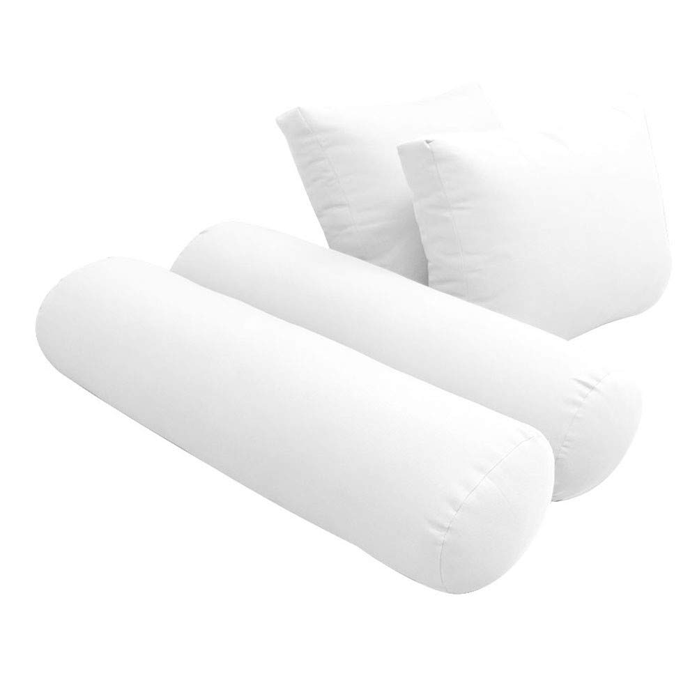 Prolinemax Outdoor Style 1 Full Knife Edge Daybed Mattress Cover - Waterproof Fitted Sheet with Bolster Pillow for Patio, Poolside & Sunbathing AD106