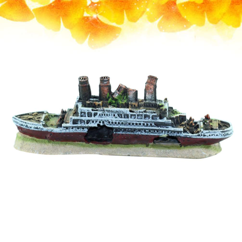 Balacoo Resin Fish Tank Decorations - Safe for Freshwater & Saltwater Aquariums, Non-Toxic Fish-Friendly Decor for Home & Office Aquascaping