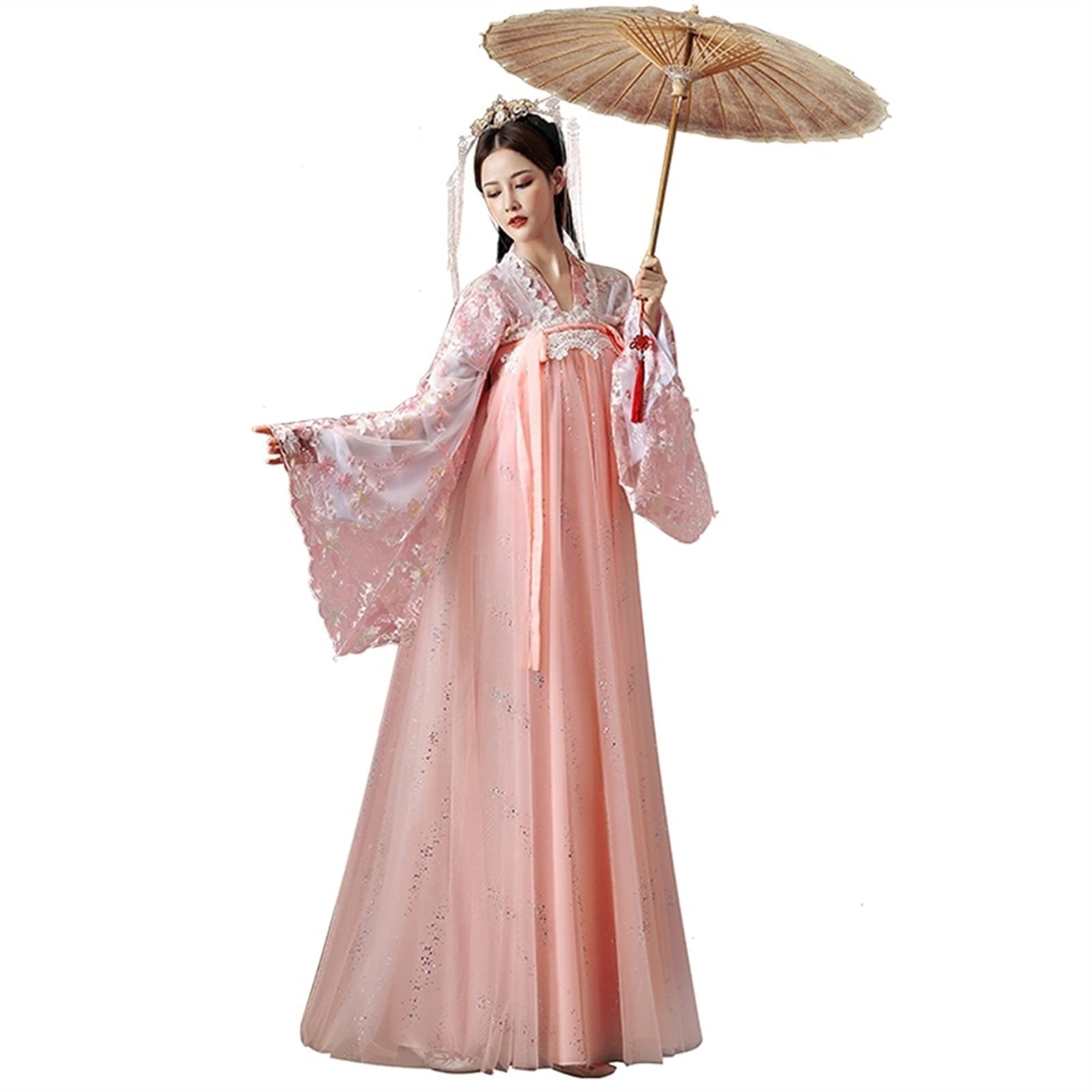 Elegant Hanfu Dress for Women - Traditional Chinese Costume Fairy Skirt | Stage Performance, Cosplay & Cultural Events Outfit