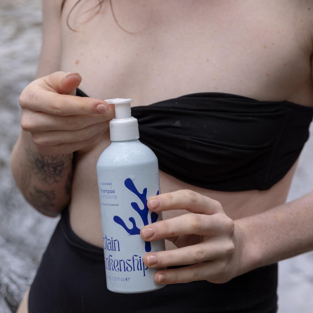 Sea Shine Shampoo - Natural Ocean Minerals for Hydrated, Shiny Hair - Perfect for Beach Lovers & Saltwater Swimmers