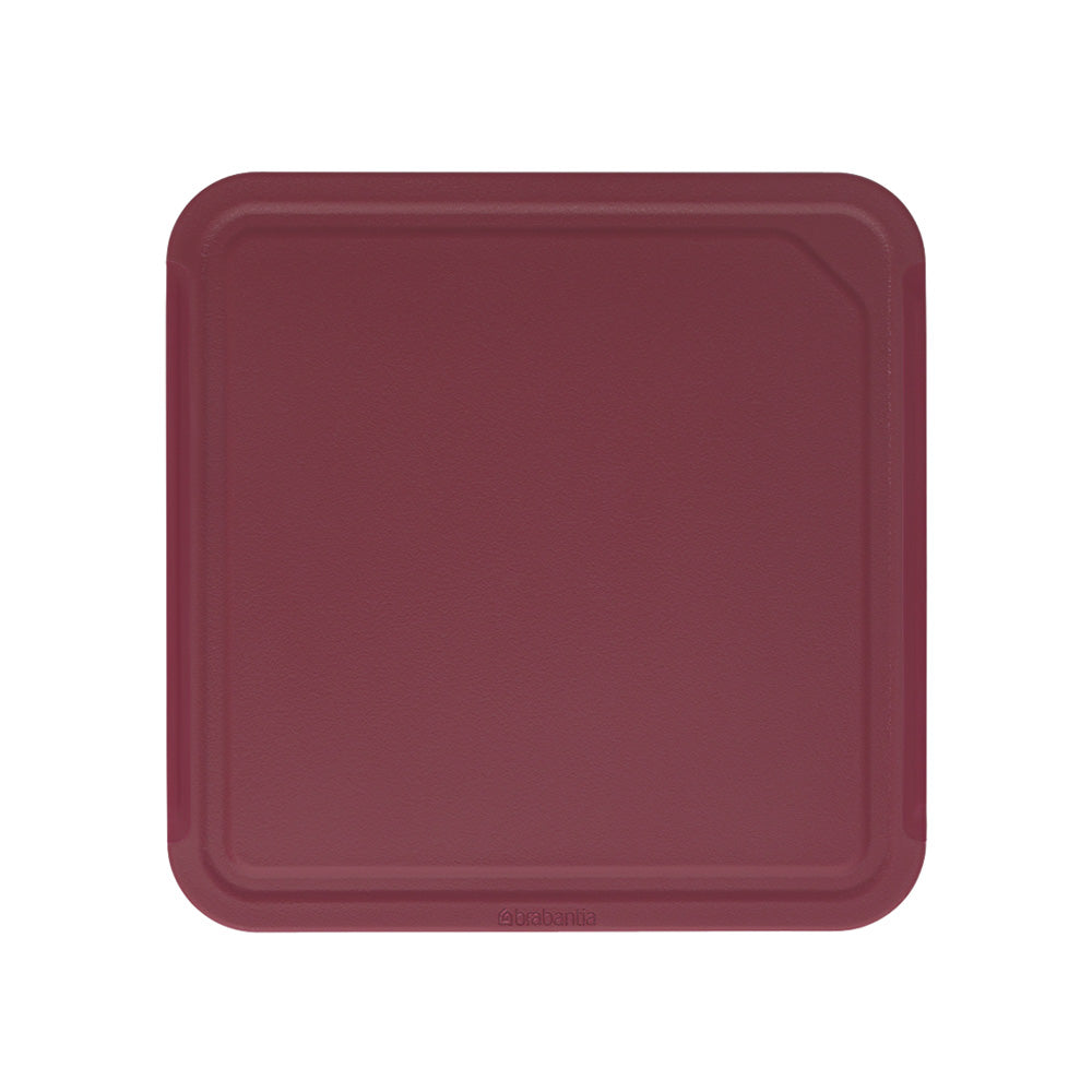 Premium Burgundy Wood Cutting Board - Non-Slip, Juice Groove & Easy Grip Handle - Perfect for Kitchen Prep, Meat Cutting & Serving Charcuterie
