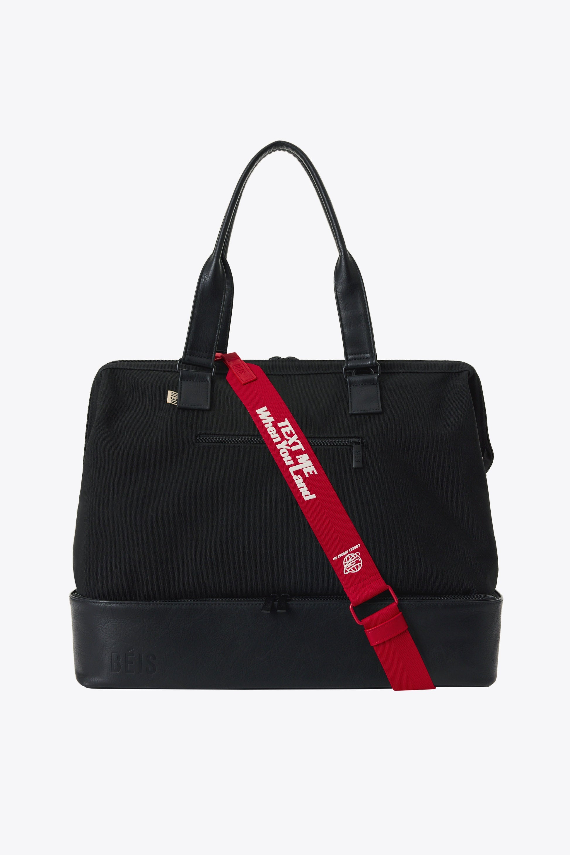 Text Me Red Adjustable Shoulder Strap - Durable & Comfortable for Bags, Purses & Travel Accessories - Perfect for Everyday Use, Commuting & Outdoor Adventures