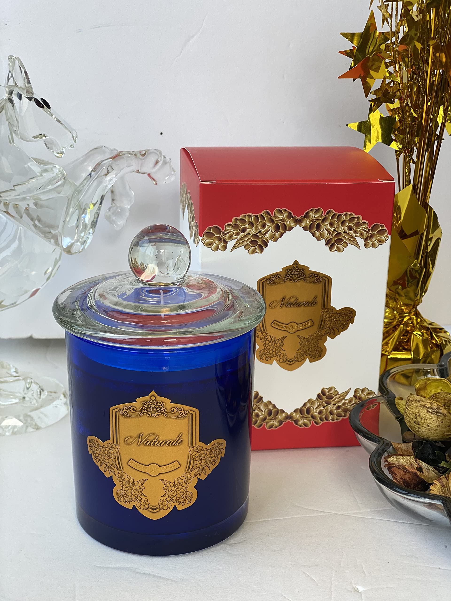 Premium Sandalwood Aromatherapy Soy Candles - Long-Lasting Scented Candles for Home, Office & Spa Relaxation - Natural Soy Wax Gifts for Women & Men - Perfect for Meditation, Yoga & Romantic Ambiance