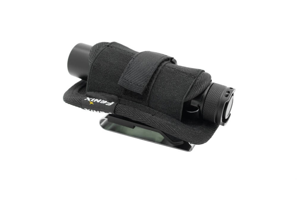 Fenix AB02 Belt Clip Holster - Secure & Adjustable Flashlight Holder for Tactical, Outdoor, and Everyday Carry (EDC) - Perfect for Hiking, Camping, and Emergency Use