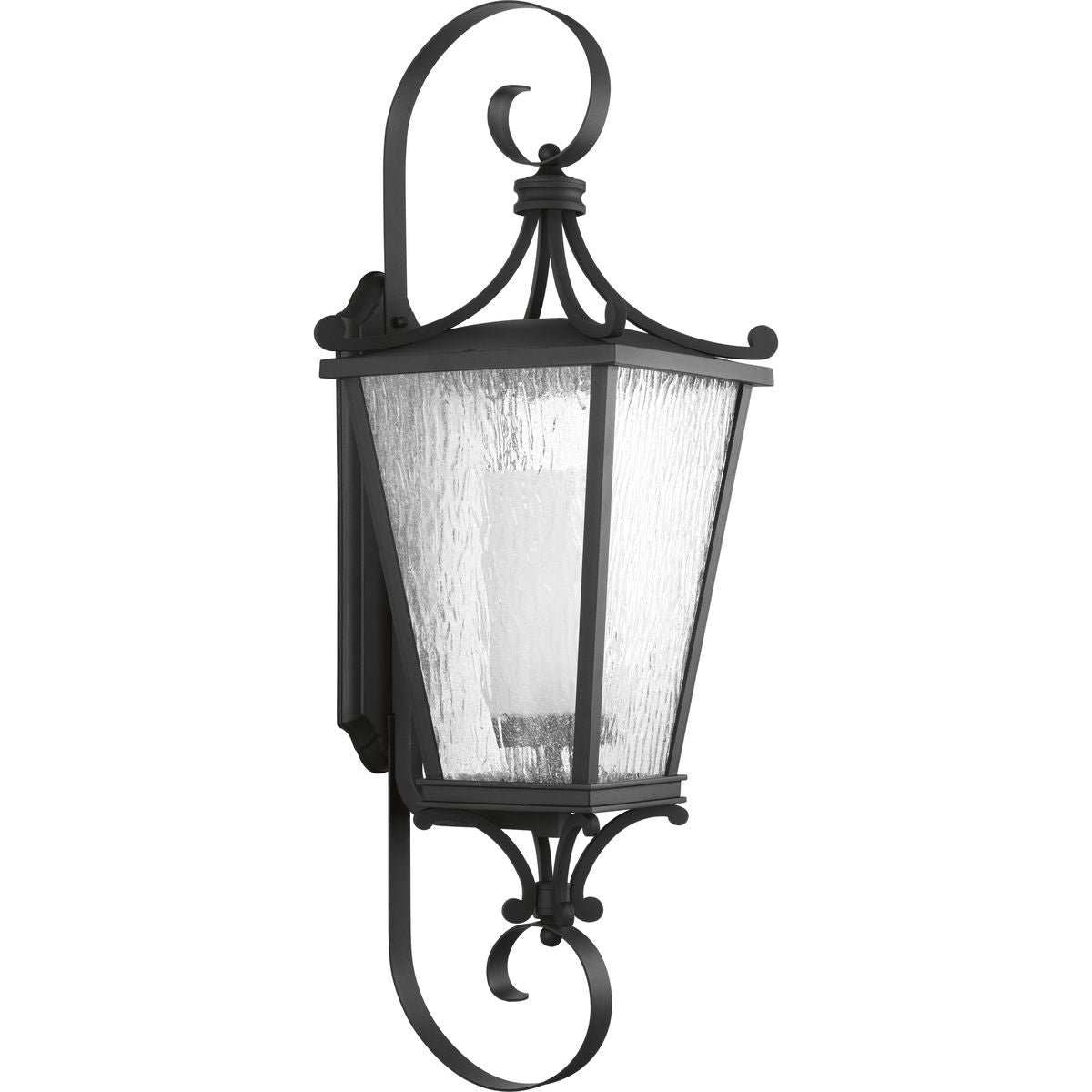 Cadence Collection Extra Large Outdoor Wall Lantern - Single Light Fixture for Porch, Patio & Garden Lighting | Weather-Resistant Metal Design