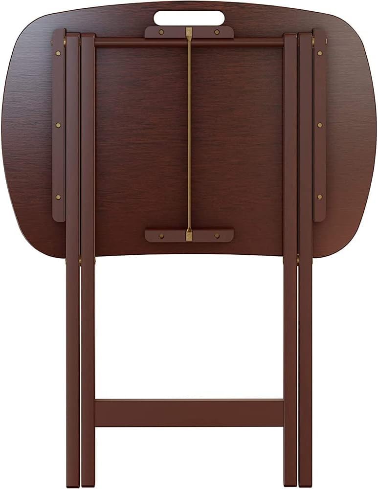 Premium Solid Wood Folding TV Tray Table - 22.83