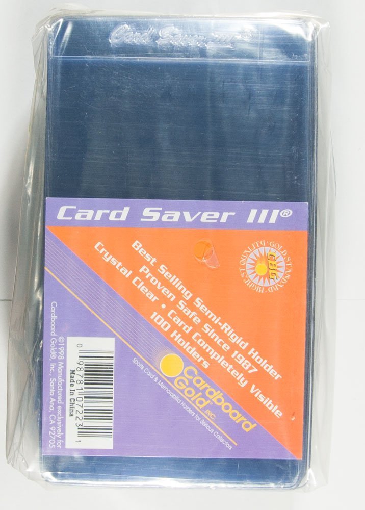 200 Semi-Rigid Card Saver 3 Holders - Perfect for Collectible Trading Cards, Sports Cards & Gaming Cards Storage & Protection