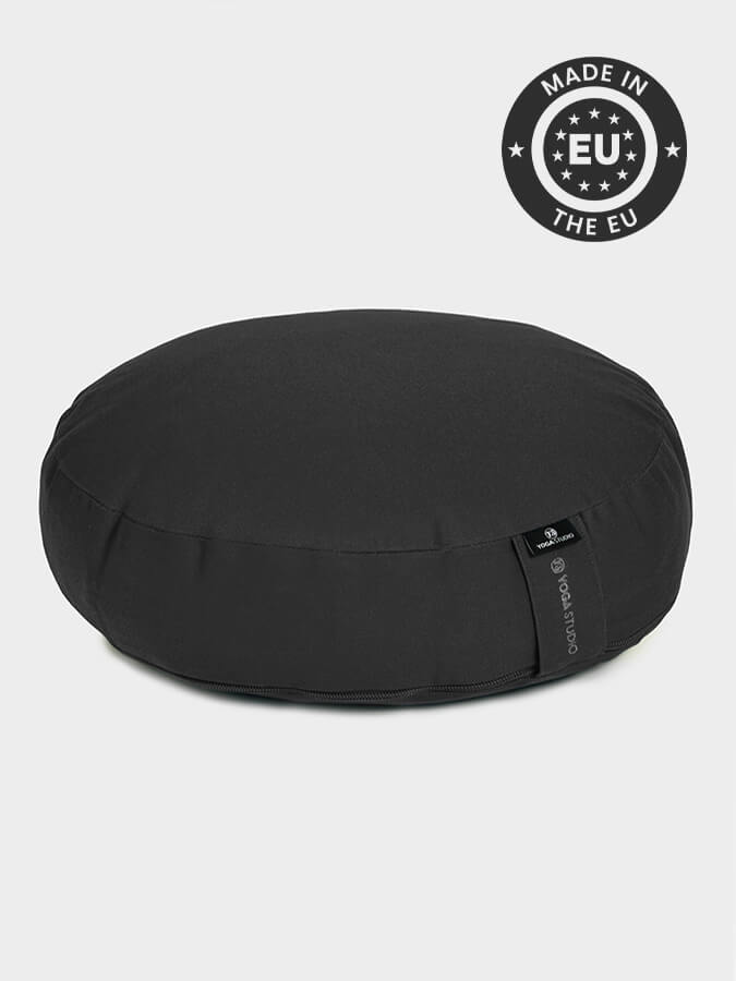 Organic Buckwheat Meditation Cushion for Yoga & Zen Practice - Comfortable Zafu Pillow for Home Studio, Meditation, and Mindfulness - Perfect for Stress Relief & Relaxation