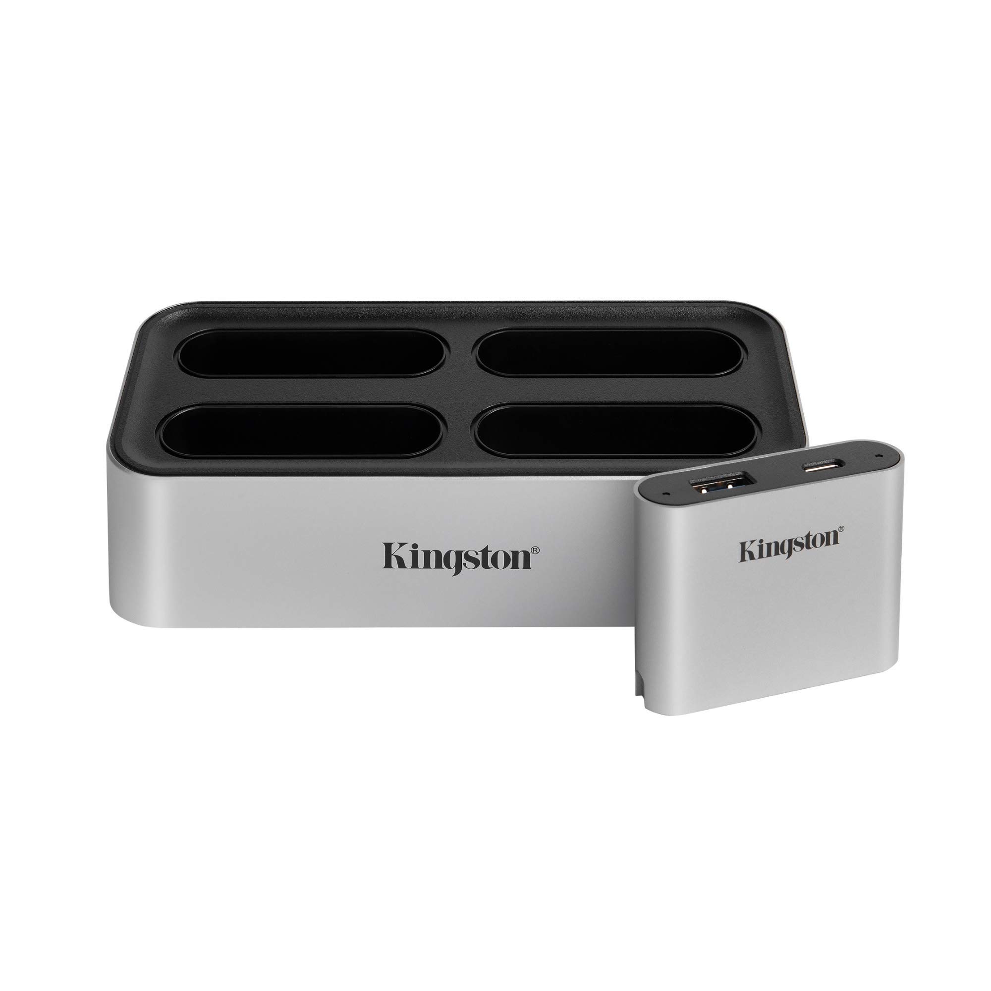 Kingston Workflow Station & Readers - USB 3.2 Gen 2 Docking Station with Customizable USB-A/C Mini Hub (WFS-U) - Perfect for Photo/Video Editing, Data Transfer & Multi-Device Charging