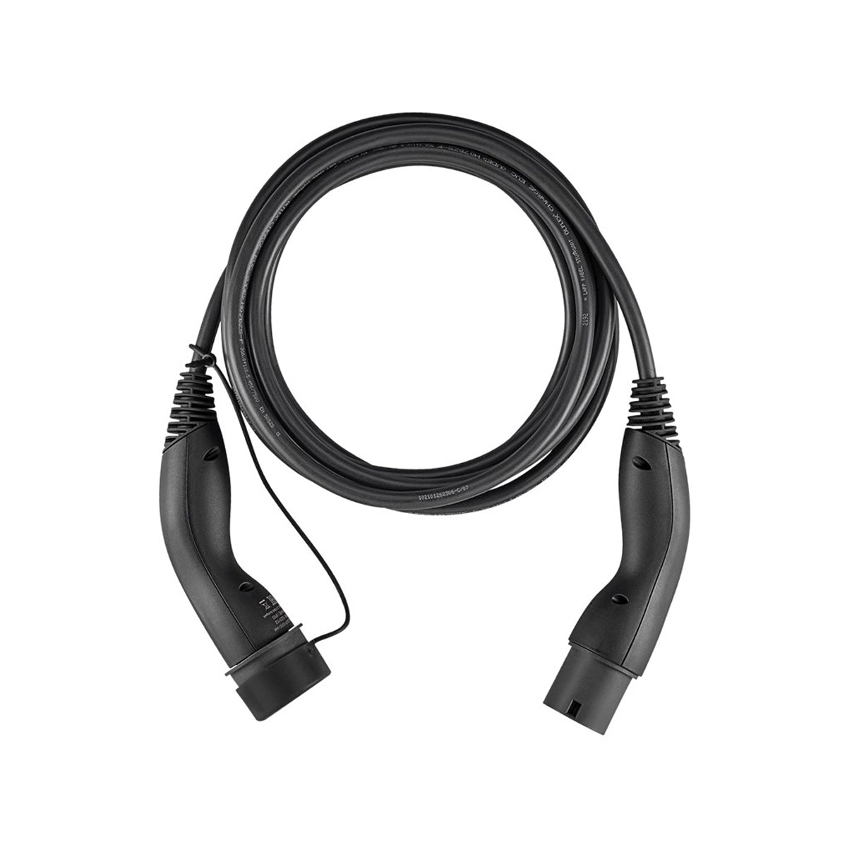 Premium LAPP EV Charging Cable Type 2 (7.4kW 32A Single Phase) 7m Black - Fast Home & Public Station Charging for Tesla, BMW, Audi, VW Electric Vehicles