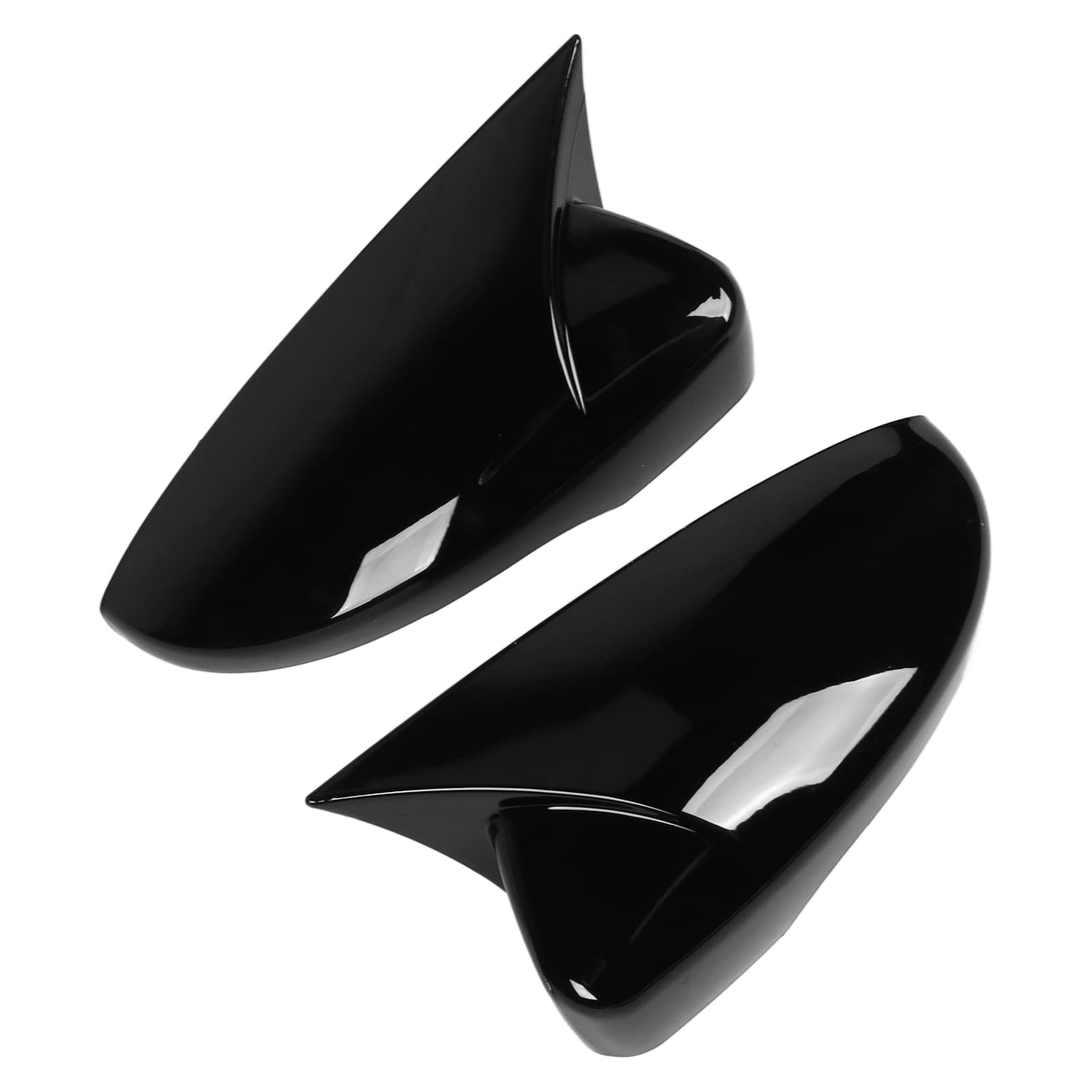 2PCS ABS Car Door Rearview Mirror Cover - UV Protective & Wearproof Replacement for 2015-2020 Models (Black) | Perfect for Daily Commuting, Road Trips & Vehicle Protection