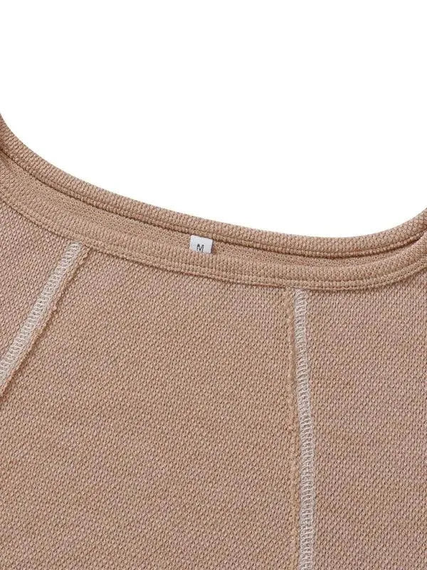 Loose Stitched Women's Sweatshirt - Comfortable Casual Pullover for Everyday Wear | Perfect for Lounging, Running Errands & Outdoor Activities