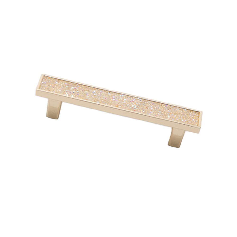 Crystal Rhinestone Drawer Knobs - 96mm Zinc Alloy Handles for Wardrobe & Kitchen Cabinets