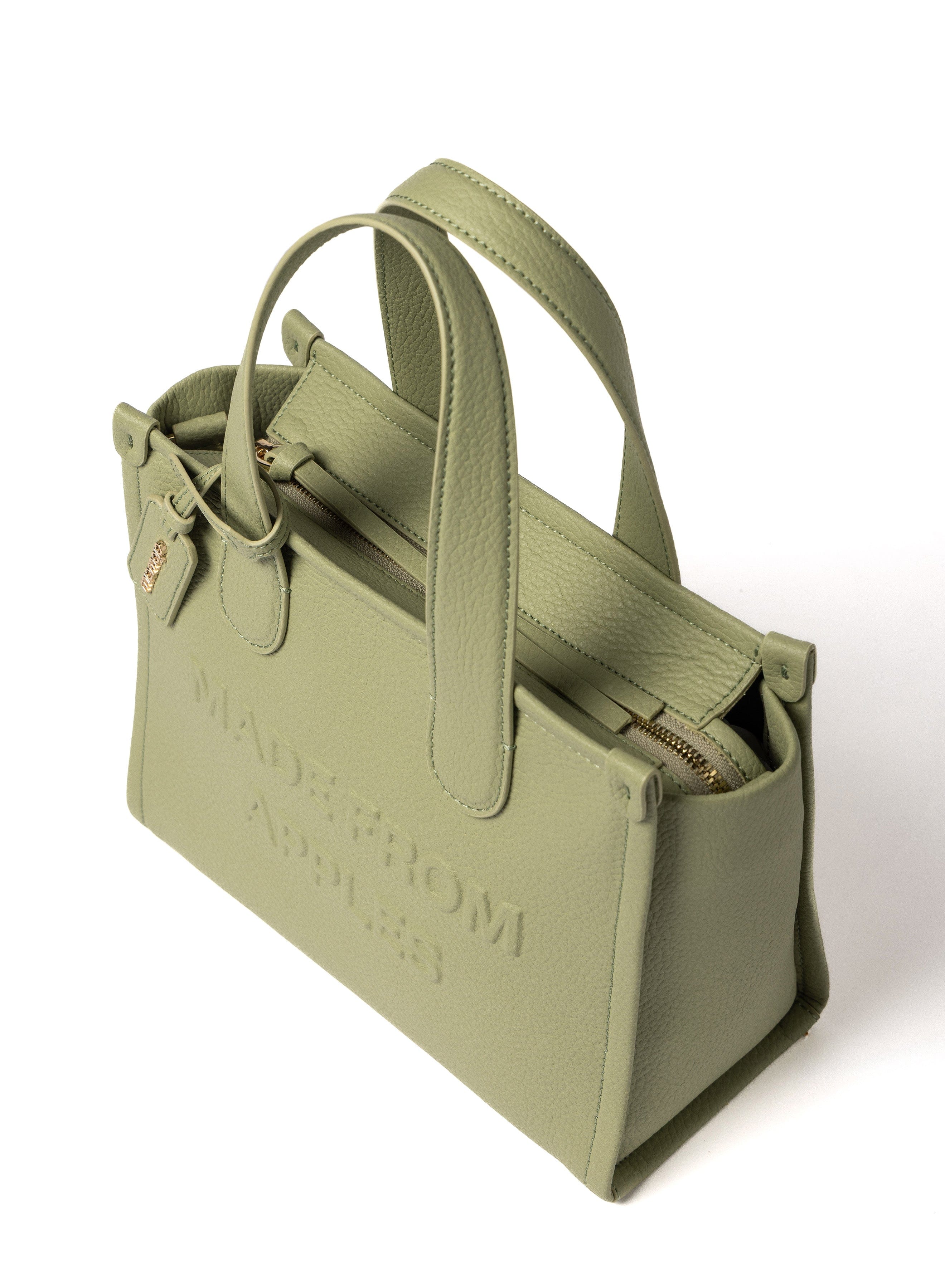 Alma M Vegan Leather Tote Bag for Women - Stylish & Eco-Friendly Apple Leather Handbag | Perfect for Work, Travel & Everyday Use