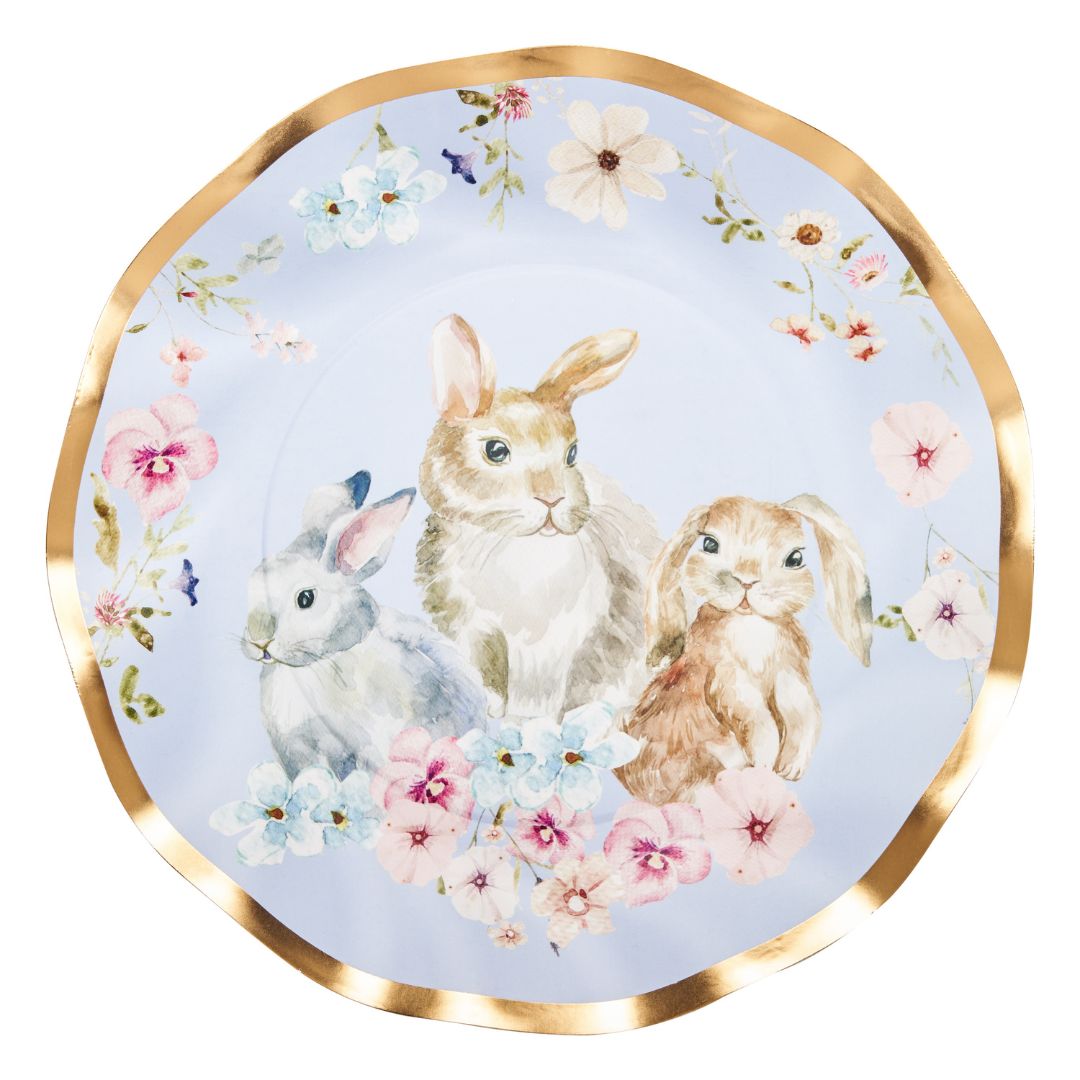 Elegant Wavy Salad Plates Set of 8 - Perfect for Easter Dinner, Spring Parties & Home Decor | Durable Dishware for Entertaining