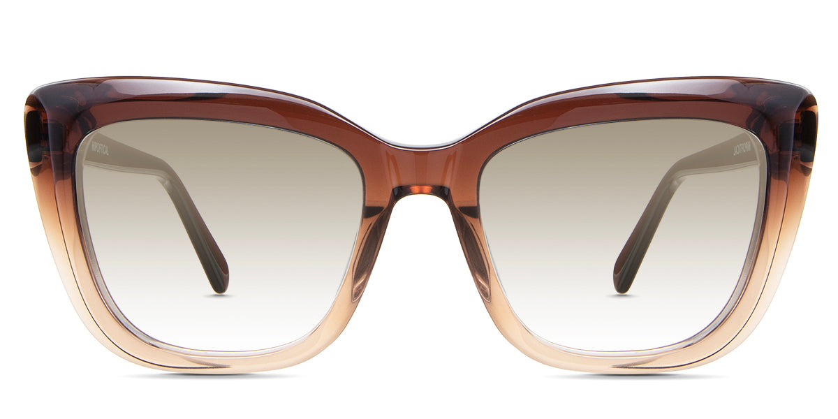 LESA Women's Prescription Tinted Glasses - Stylish & UV Protection for Reading, Driving & Outdoor Activities