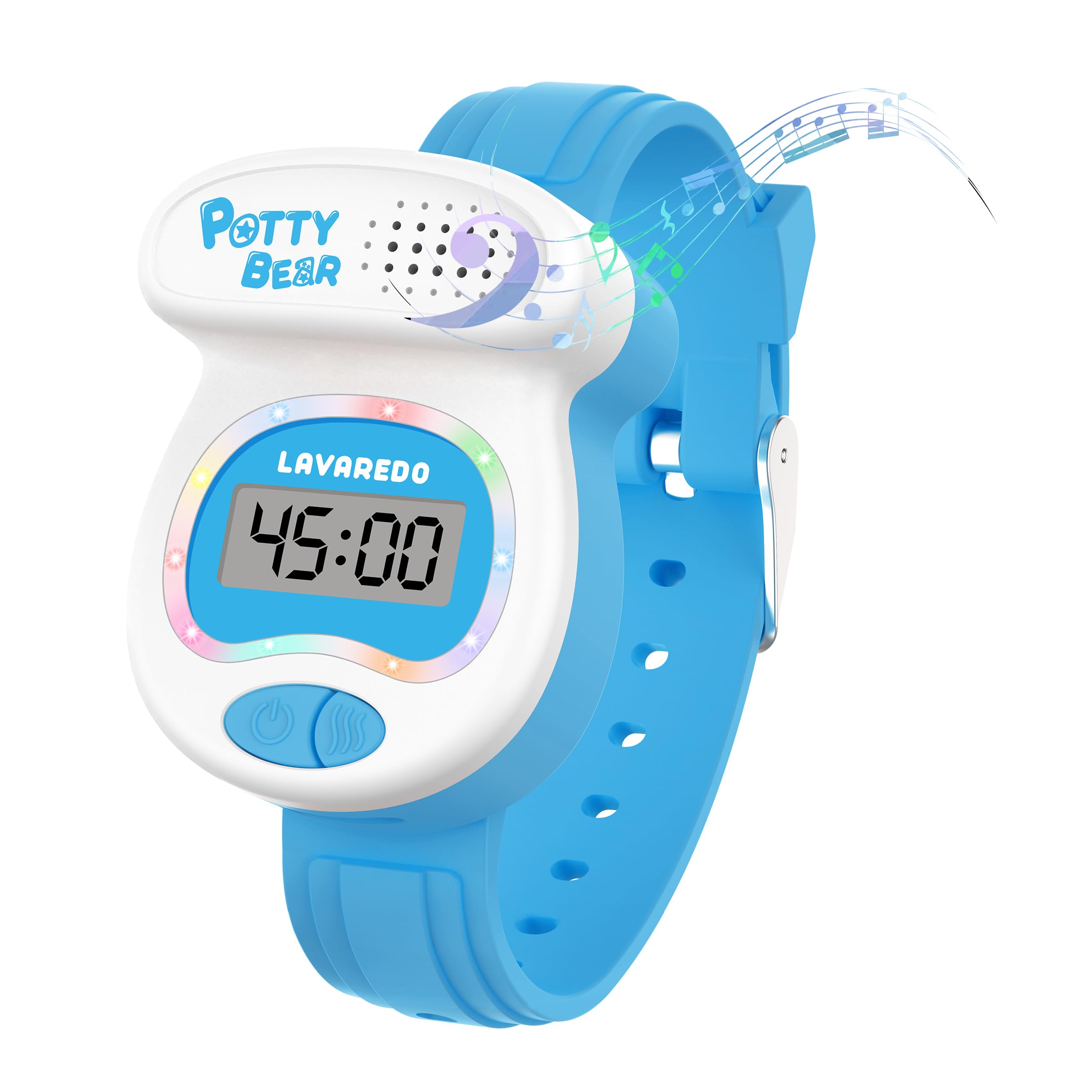 NN BEN NEVIS Potty Training Watch for Toddlers - LED Colorful Lights & Toilet Shape Timer - Best Toilet Training Aid to Remind Kids to Go - Ideal Gift for Boys and Girls - Perfect for Home, Daycare, and Travel Use
