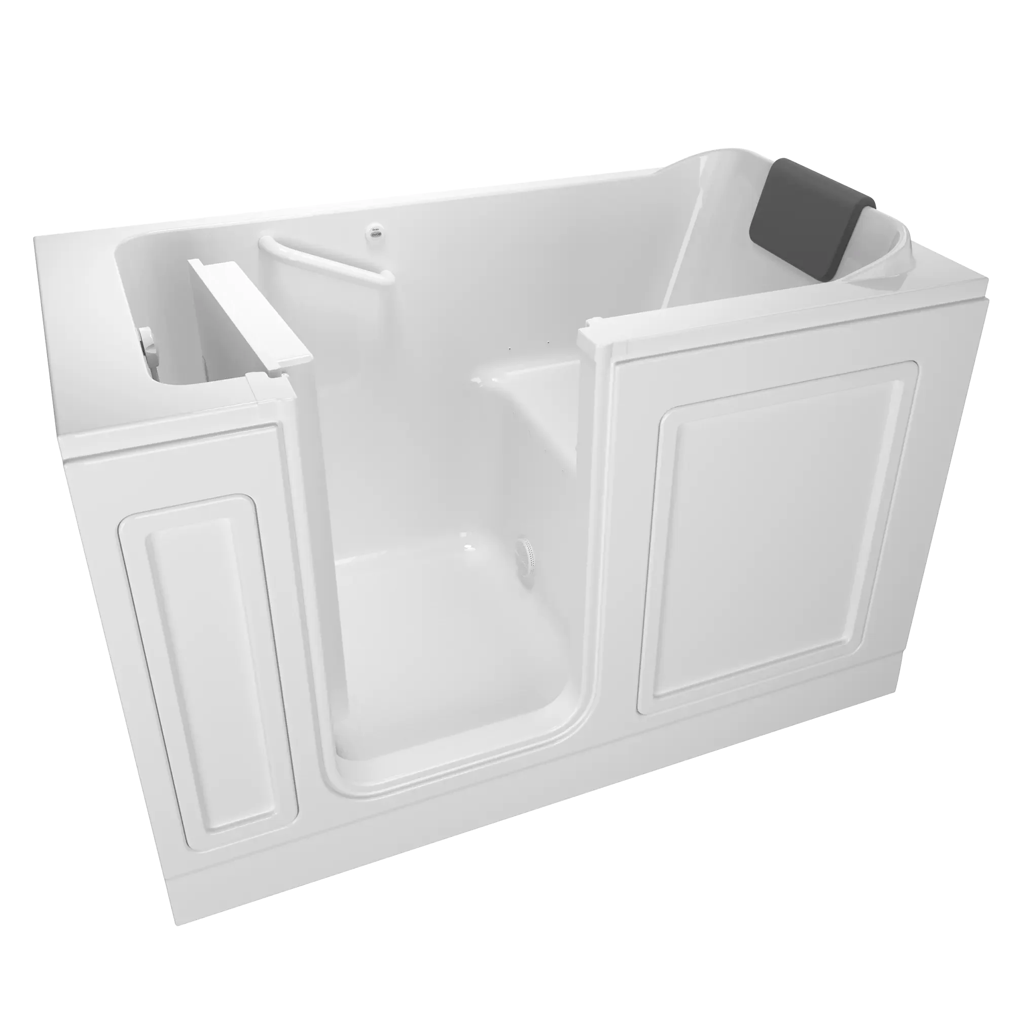 32 x 60 Inch Acrylic Walk-in Bathtub with Soaker System - Left Hand Drain & Faucet - Luxury Accessible Tub for Elderly & Mobility Needs - Perfect for Spa Relaxation & Safe Bathing