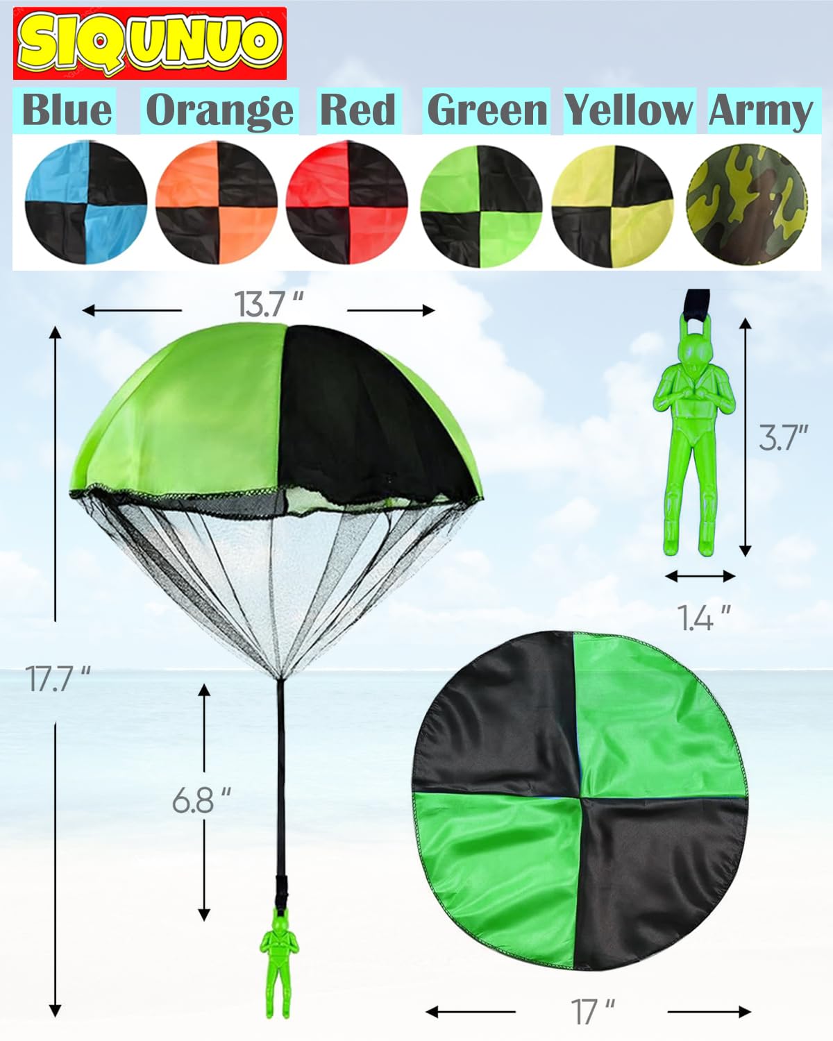 Best 6 Pack Tangle-Free Parachute Toys for Kids Ages 4-12 | Outdoor Play & Birthday Gifts | Fun Party Favors & Holiday Toy List 2024 Top Picks