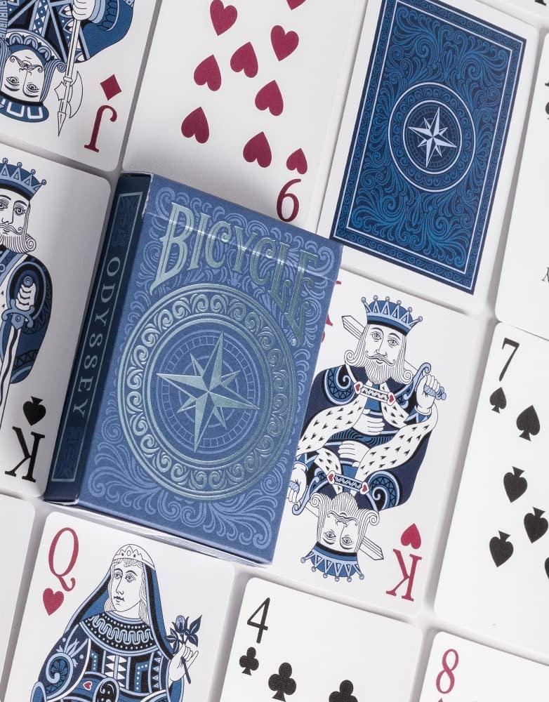 Odyssey Bicycle Playing Cards - Premium Poker Cards for Magic Tricks, Card Games & Collectibles - Perfect for Poker Nights, Magic Shows & Gifts