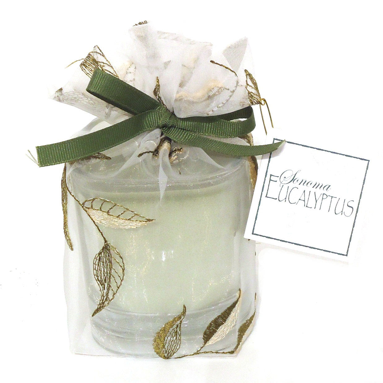 Natural Eucalyptus Soy Candle - Aromatherapy Scented Candle for Relaxation & Stress Relief - Perfect for Home, Spa, Yoga & Meditation