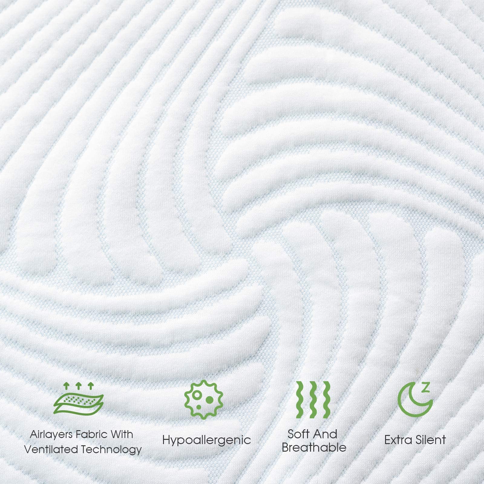 Electric Heated Mattress Pad Queen Size - 10 Adjustable Heat Settings with Memory Timer (1-12 Hours) & Auto Shut-Off - Soft Lighted Button Controls - Perfect for Cold Winter Nights & Arthritis Pain Relief